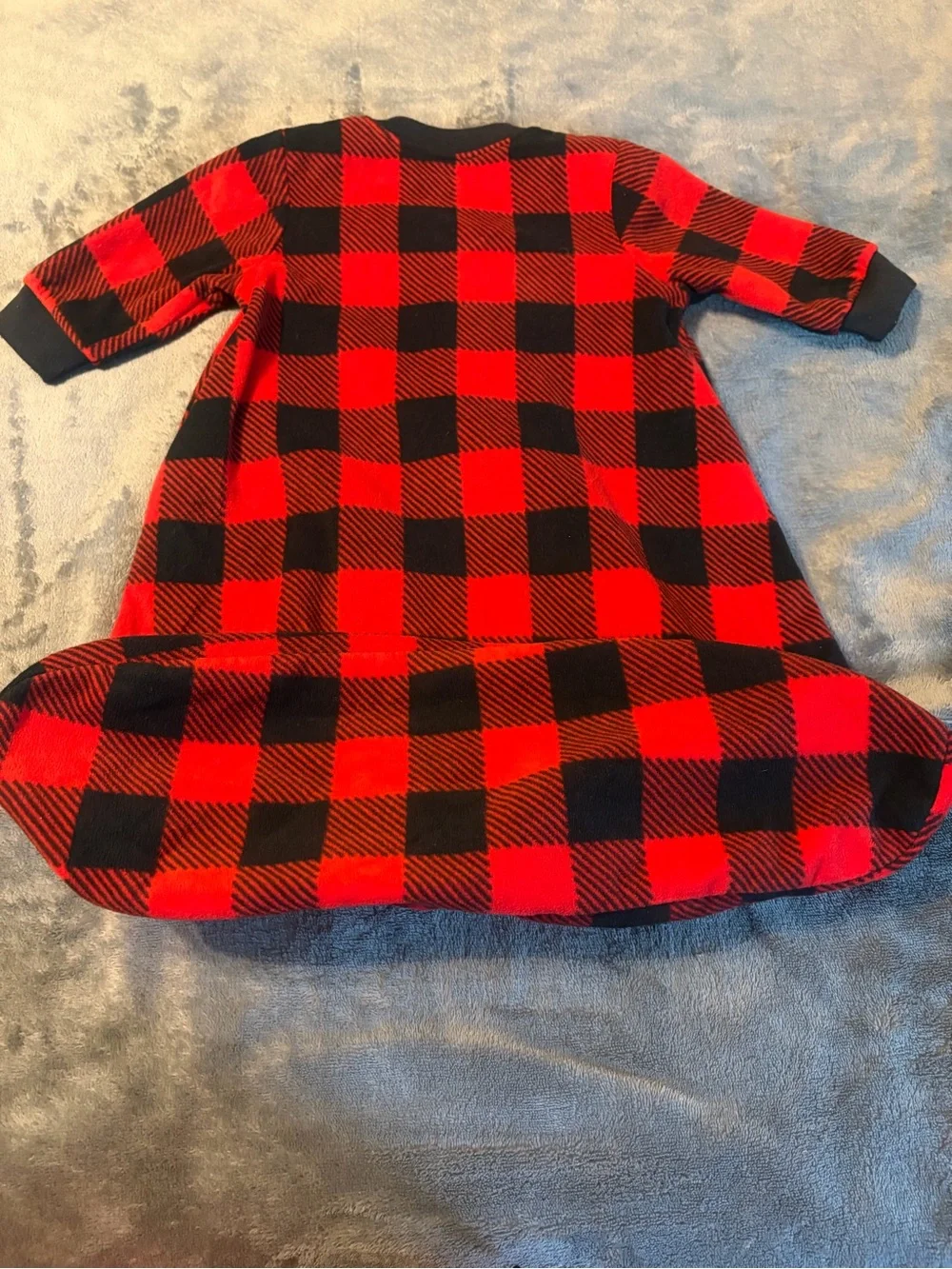 Carter's Red and Black Buffalo Plaid Sleep Sack 0-3 Months